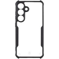 Tactical Quantum Stealth Cover for Samsung Galaxy S25 Clear/Black - Phone Cover