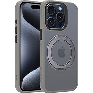 Tactical MagForce Hyperstand Case for Apple iPhone 15, Light Grey - Phone Cover