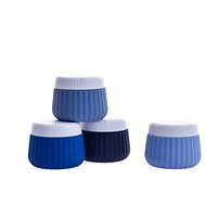 Take it shop Silicone travel cups, 30 ml - set of 4, blue - Travel Bottles