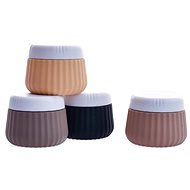 Take it shop Silicone travel cups, 30 ml - set of 4, dark apricot - Travel Bottles