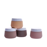 Take it shop Silicone travel cups, 30 ml - set of 4, apricot - Travel Bottles