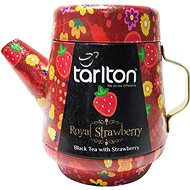 TARLTON Tea Pot Royal Strawberry Black Tea 100 g, tin - Tea