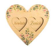 Wooden tray for rings - wedding - Party Accessories