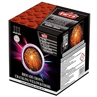 Tarra Fireworks - brocade crown, crackling willow&strobe 25 shots - Fireworks