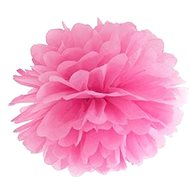 PARTYDECO Paper pompom 25 cm pink - Party Accessories
