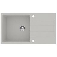 PYRAMIS SENAR 78 x 48 PLUS GREY - Granite Sink