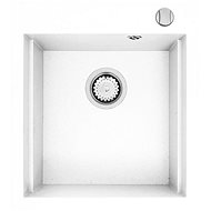 PYRAMIS RODOS 47 x 51,5 1B WHITE - Granite Sink