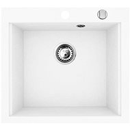 PYRAMIS RODOS 57 x 51,5 1B WHITE - Granite Sink