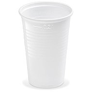 Wimex plastic cup 0.2 l, diameter 70 mm, white - 100 pcs. - Drinking Cup