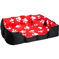 Tectake Dog bed, black/red/white - Pet Bed