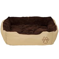 Tectake Pelíšek Foxi, 90×70×18 cm - Pet Bed