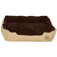 Tectake Pelíšek Foxi, 110×80×18 cm - Pet Bed