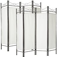 Tectake 2 Paravány 180×160×2,5cm - bílá - Paraván