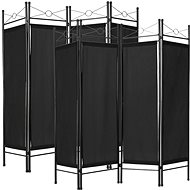 Tectake 2 Paravány 180×160×2,5cm - černá - Room Divider