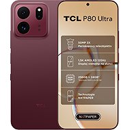 TCL P80 Ultra 8GB/512GB Burgundy - Mobile Phone