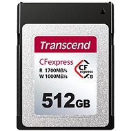 Transcend CFexpress 820 Type B 512GB PCIe Gen3 x2 - Memory Card