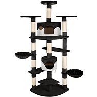 Tectake Cat scratching post Duki 204 cm, black/white - Cat Scratcher