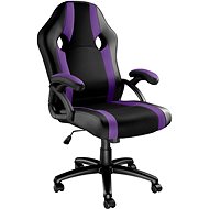 Tectake Goodman, black/purple - Office Armchair