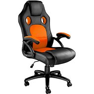 Tectake Tyson, black/orange - Office Armchair