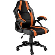 Tectake Benny, black/orange - Office Armchair