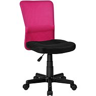 Tectake Patrick, black/pink - Office Chair