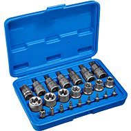Tectake Torx wrenches and bits set 23 pieces, blue - Socket Wrench Set