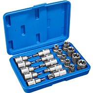 Tectake Torx socket wrenches inner / outer set 19 pieces, blue - Socket Wrench Set