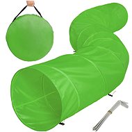 TECTAKE Play tunnel for dogs incl. packaging, green - Dog Toy