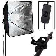 Tectake 3 Studiová světla a softboxy se stativem, černá - Softbox
