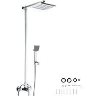 Sprchový systém se sprchovou hlavicí, šedá - Shower System