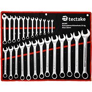 Tectake Sada očkoplochých klíčů 25 dílná, černá/červená - Wrench Set