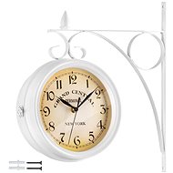 Tectake Nástěnné hodiny vintage, bílá - Wall Clock