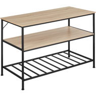 TecTake Kitchen shelf Akeley, brown - Shelving Unit