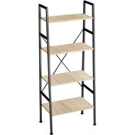 TecTake Ladder rack Newcastle industrial 57,5 × 35,5 × 139 cm, brown - Shelving Unit