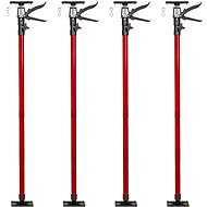 Tectake 4 Telescopic ceiling supports 115 - 290 cm - red - Construction Support