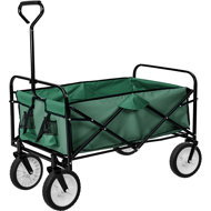 TecTake Garden trolley foldable, green - Garden Cart