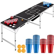 Tectake Beer Pong Table Beer Ball Blitz Black - Beer Pong Table