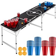 Tectake Beer pong table Brews & Throws black - Beer Pong Table