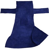 Tectake 2 Deky s rukávy, 200×170 cm,modrá - Blanket
