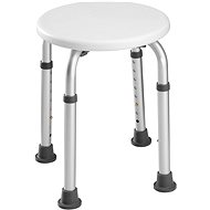 Tectake Shower chair round white - Stool
