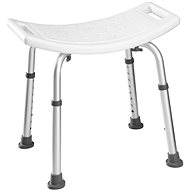 Tectake Shower chair rectangular white - Stool