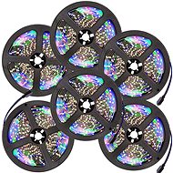 6× LED remote control strip 5m white - LED Light Strip