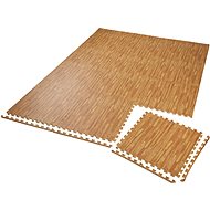 Podlahová ochranná rohož 12 ks dřevěný dekor - Doormat