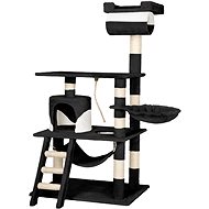 Stokeley cat scratching post 141 cm black/white - Cat Scratcher