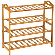 Bamboo shoe rack 67,5 × 26 × 68 cm brown - Shoe Rack