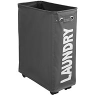 Koš na prádlo úzký tmavě šedý - Laundry Basket