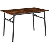 Jídelní stůl Swansea Industrial tmavé dřevo - Jídelní stůl