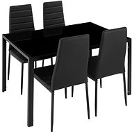 Dining set Berlin 4+1 black - Dining Set
