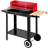 TECTAKE Charcoal grill trolley black/red - Grill