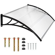 TECTAKE Entrance canopy, arched 120 cm - Door Canopy